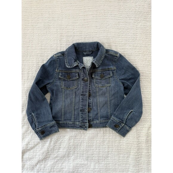 Gymboree Girls Button-Down Denim Jacket Blue Size 4 (XS) - Picture 1 of 6